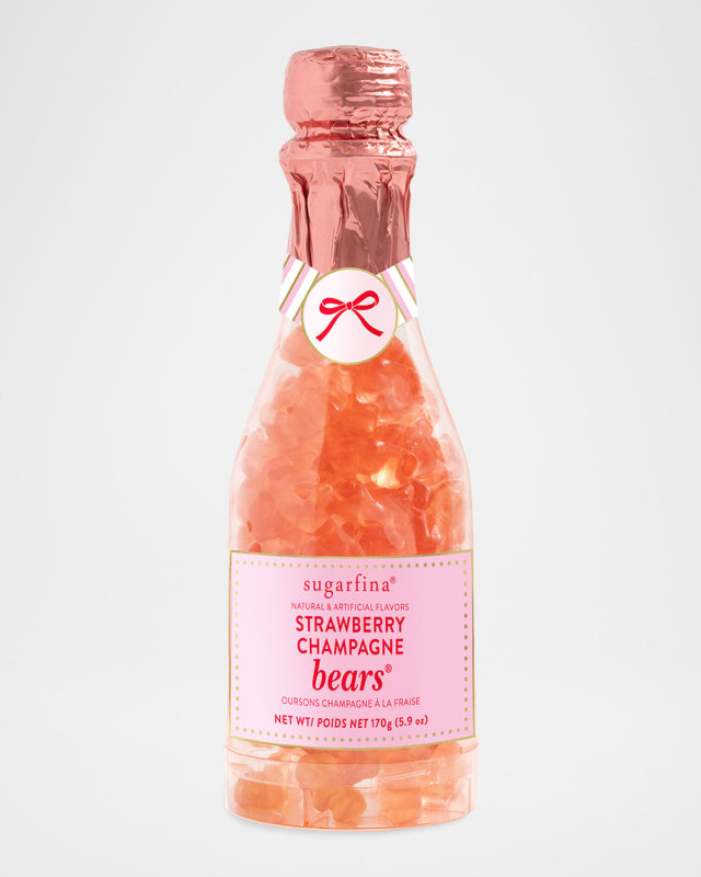 Strawberry Champagne Bears Celebration Bottle - Valentine's Day 2025
